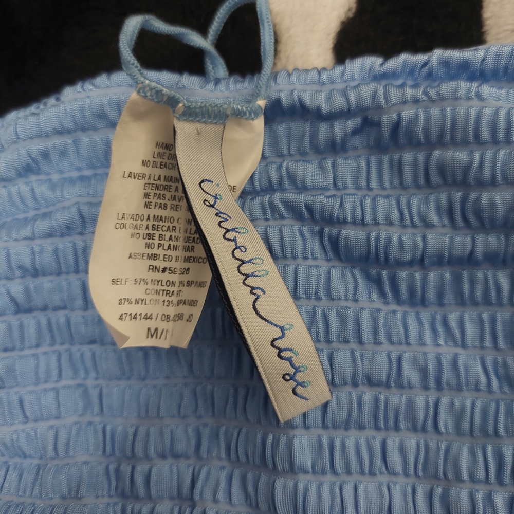 Isabella‎ Rose Blue Ruched Bikini Bottom - Picture 2 of 3